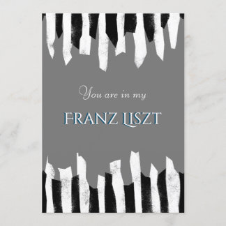 Music Concert house party Piano abstract Invitation
