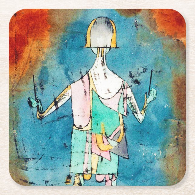 Music Conductor (Player), Klee Square Paper Coaster (Front)