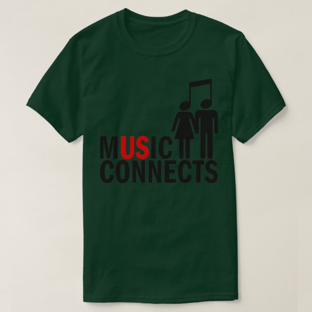 Music Connects 2  T-Shirt (Design Front)