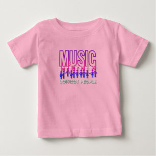 Music Connects People   Baby T-Shirt