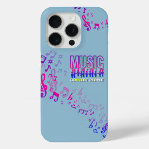 Music Connects People iPhone 15 Pro Case