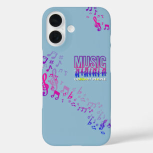 Music Connects People iPhone 16 Case
