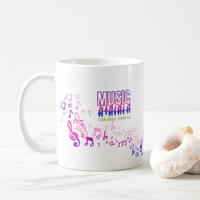 Music Connects People | Classic Mug #11 (With Donut)