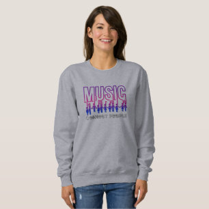 Music Connects People Women Sweatshirt