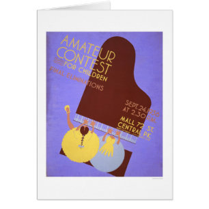 Music Contest Children 1936 WPA