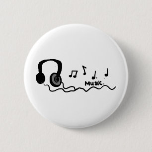 Music Cool Design! 6 Cm Round Badge