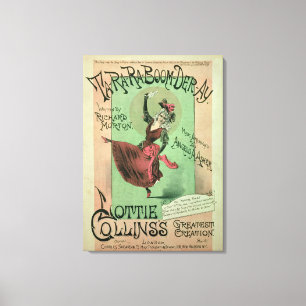 Music Cover for Ta-Ra-Ra-Boom-Der-Ay, published by Canvas Print