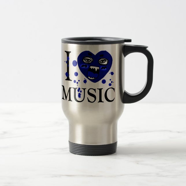Music Crazy_ Travel Mug (Right)