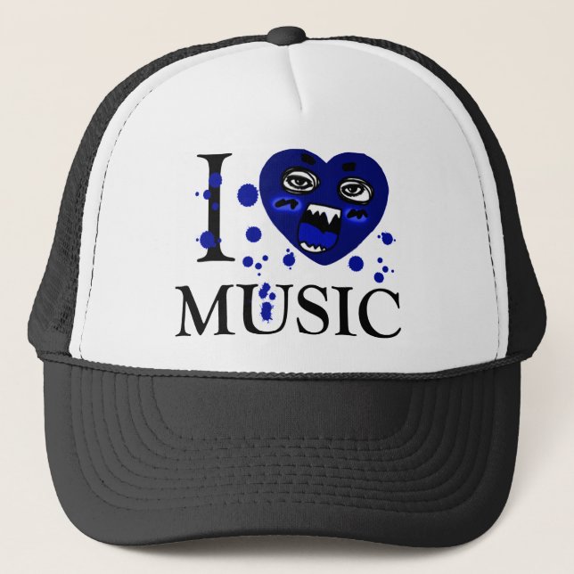 Music Crazy_ Trucker Hat (Front)