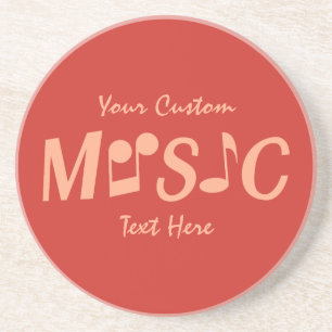 MUSIC custom coaster
