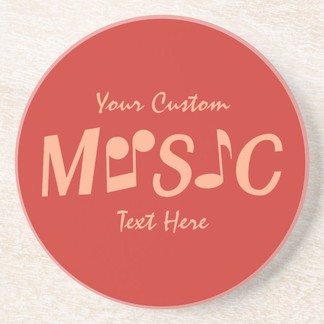 MUSIC custom coaster (Front)