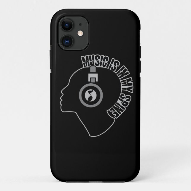 Music custom colour iPhone case (Back)