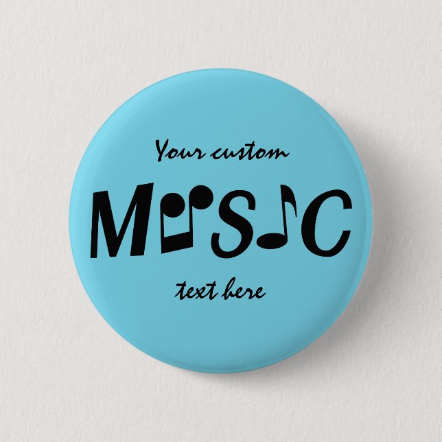 MUSIC custom colour & text buttons (Front)