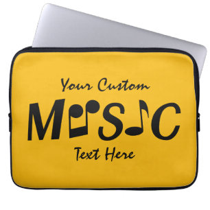 MUSIC custom laptop sleeves