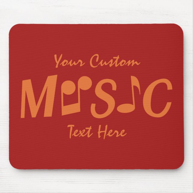 MUSIC custom mousepad (Front)