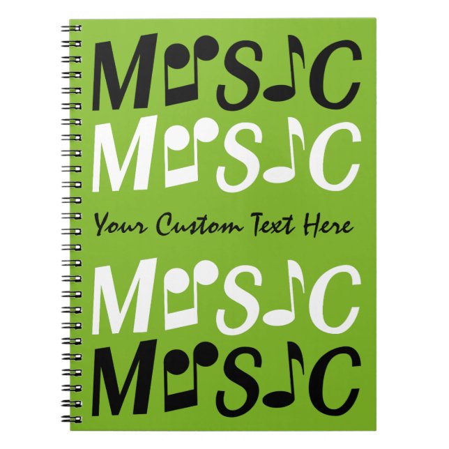 MUSIC custom notebook (Front)