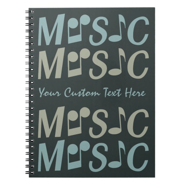 MUSIC custom notebook (Front)