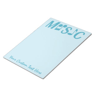 MUSIC custom notepad