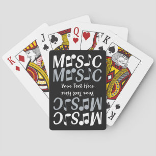 MUSIC custom playing cards
