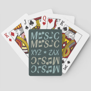 MUSIC custom playing cards
