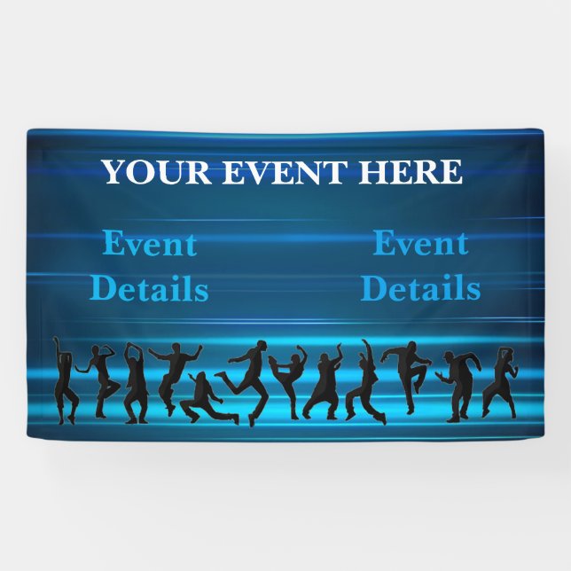 Music, Dance, Party Template Banner (Horizontal)