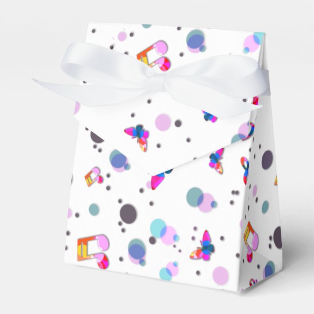 Music Dancing Favour Box (Front Side)