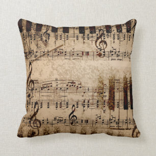 Music Decorative Pillow