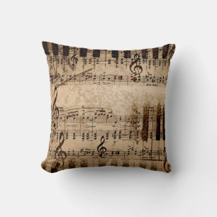 Music Decorative Pillow