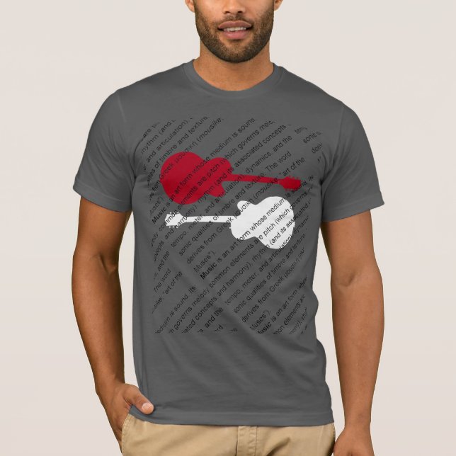 music defined with guitars T-Shirt (Front)