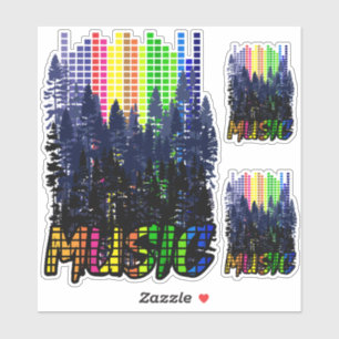 Music design Sticker set