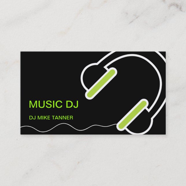 Music DJ Business Cards (Front)