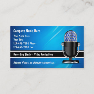 Music DJ Business Cards