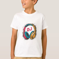 Music DJ colourful Headphones white
