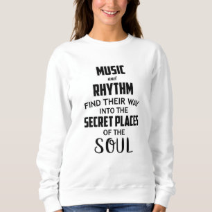 Music DJ Dance Art Hip Hop Guitar Rock Funny Gift Sweatshirt