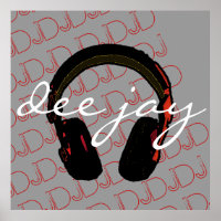 music DJ headphone decorantig wall