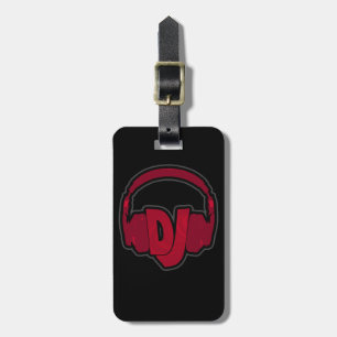 music DJ headphone Luggage Tag