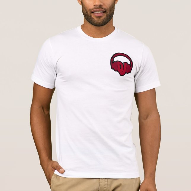 music DJ headphone T-Shirt (Front)