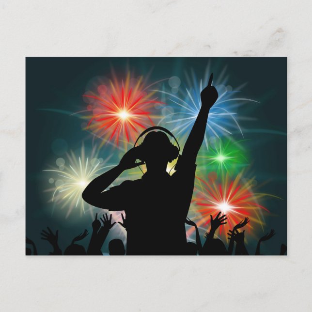 Music DJ postcard (Front)