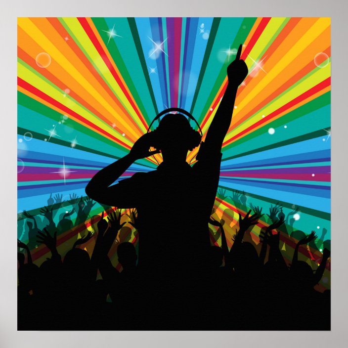 Music DJ poster | Zazzle.co.uk