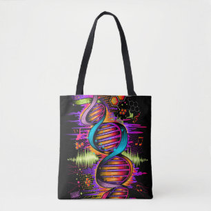 Music DNA Tote Bag