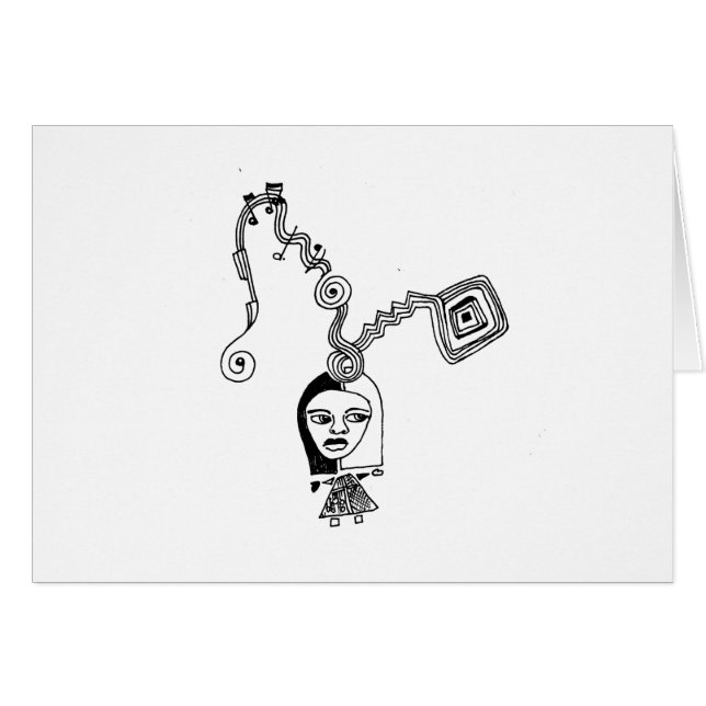 Music Doodle Girl (Front Horizontal)