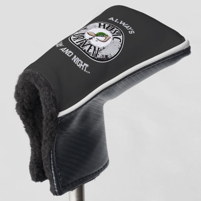 Music driven   golf head cover (3/4 Front)