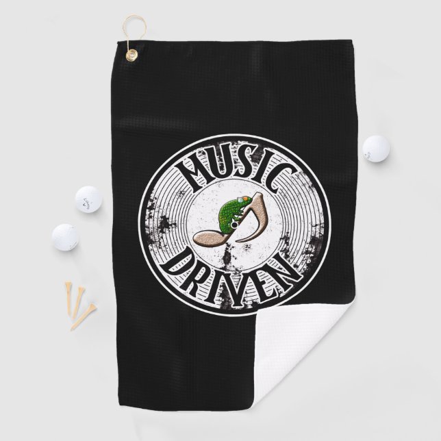 Music driven  golf towel (InSitu)