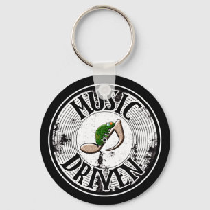 Music driven  keychain