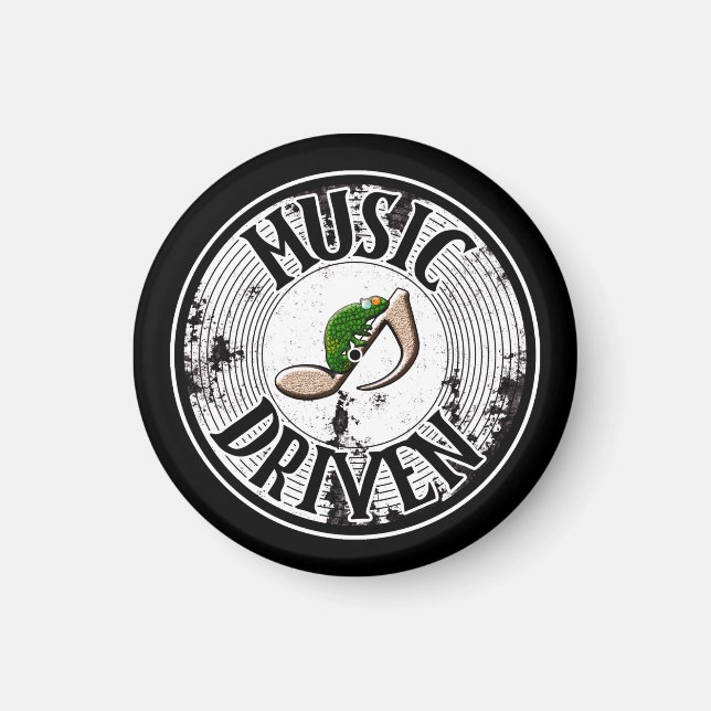 Music driven  magnet (Front)