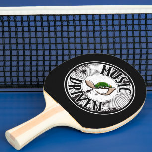Music driven  ping pong paddle