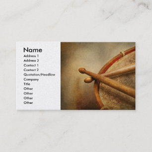 Music - Drum - Cadence Business Card