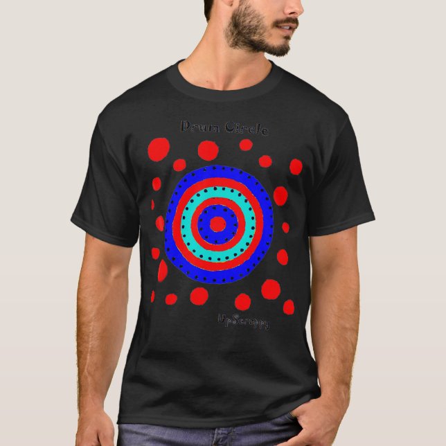 Music Drum Circle Humour Artists Art Funny T-Shirt (Front)