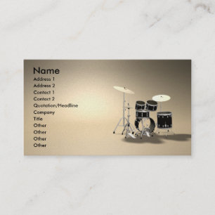 music_drums business card