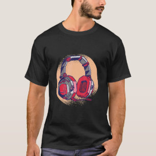 Music earphones cool T-Shirt